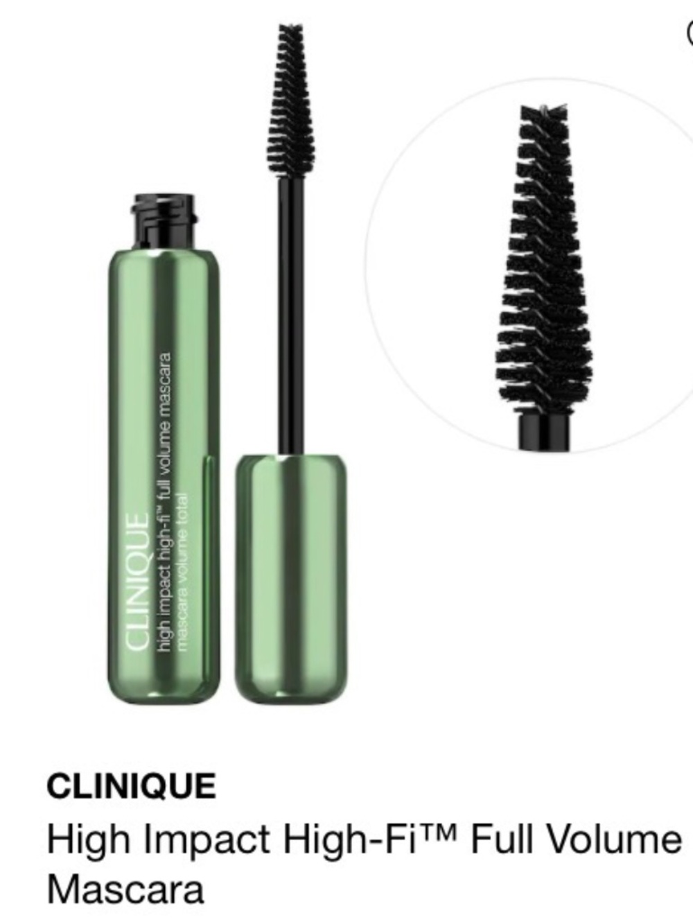 Clinique High Impact High-fi Full Volume Mascara NEW
